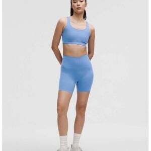 Lululemon Glow Up Super-High-Rise Short Size 12 6" Pool Party NWT